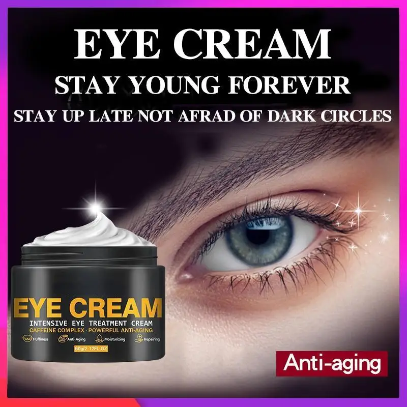 Crème anti-âge raffermissante pour les yeux, élimine les cernes et les poches sous les yeux, granule de graisse, anti-rides, nouvelle collection