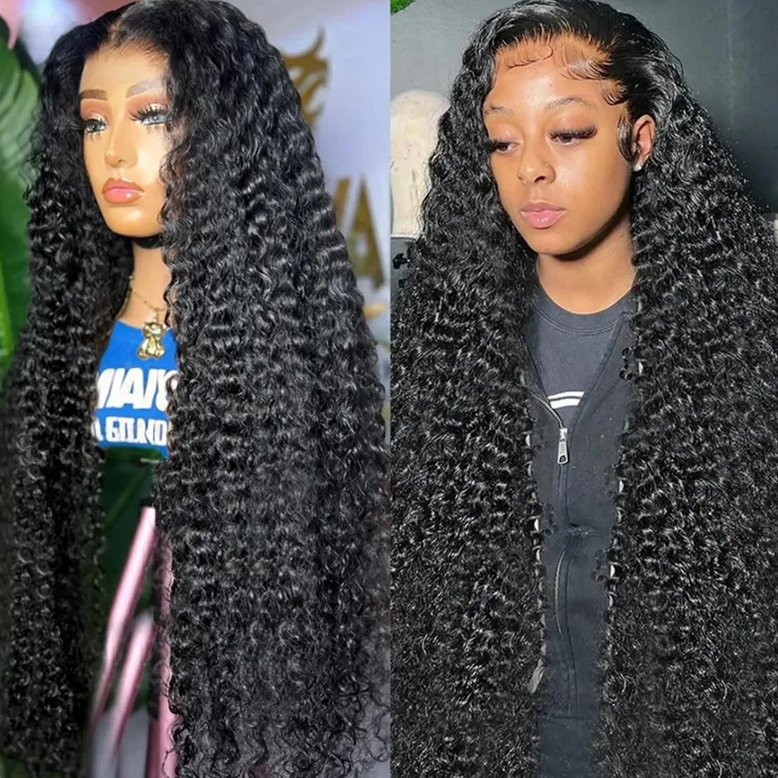 

Парик из натуральных волос с прозрачной HD-основой 13x6, 200% плотность, 40 дюймов, глубокая волна, парик с фронтальной вставкой 13x4 для чернокожих женщин