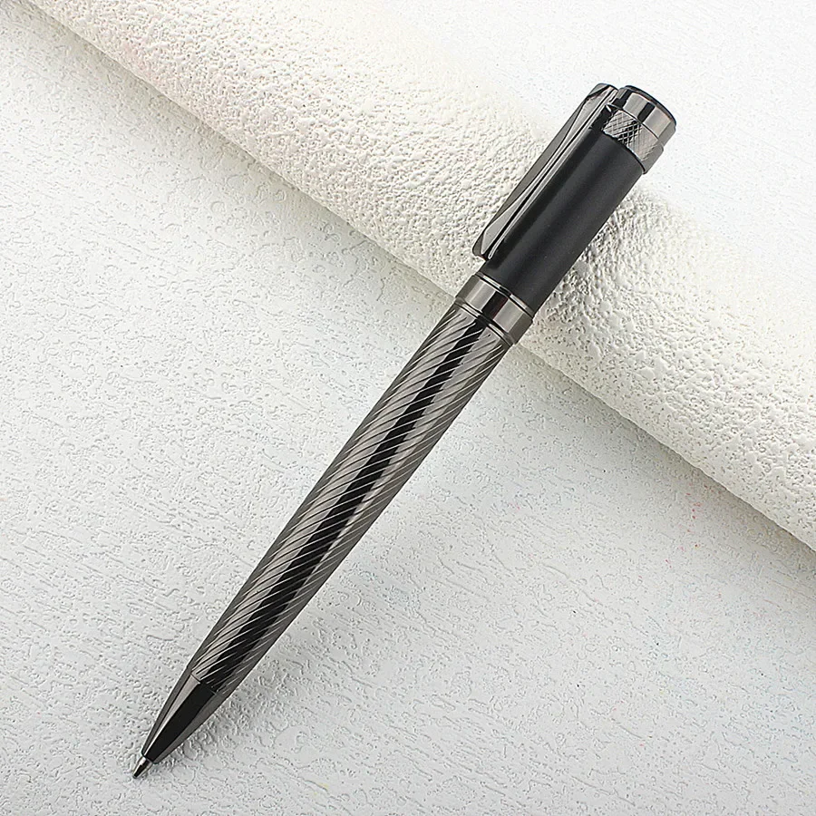 

Business Metal Ballpoint Pen, Simply Twist Roller Ball Pen Gel Ink Medium Point 0.7mm Smooth Writing Signature Pens