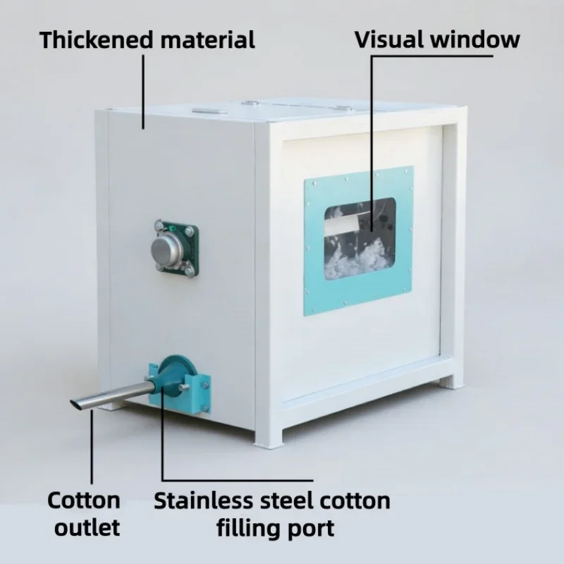 Small Fully Automatic Cotton Filling Machine for Plush Toys Doll Pillow Throw Cushion Fiber Filling and Cotton Filling Equipment