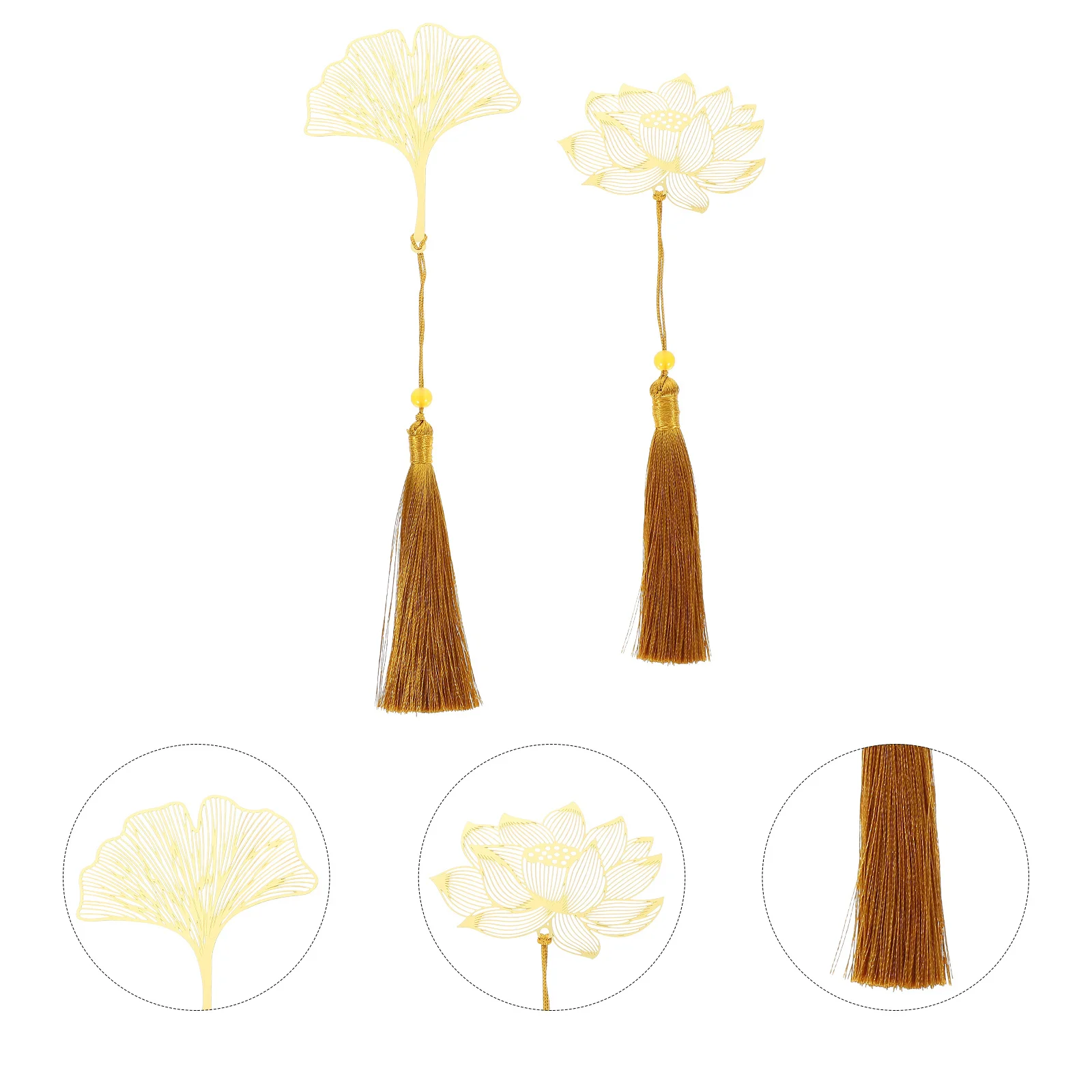 

2Pcs Creative Metal Bookmark Hollow Leaf Design Exquisite Reading Marker for Students Teachers Book Lovers Unique Gift Present