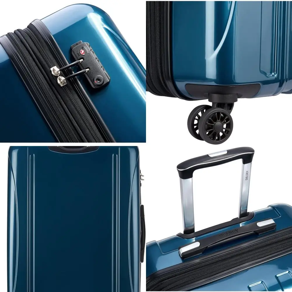 

Expandable Hardside Spinner Luggage, Teal, 28 Inch, Large