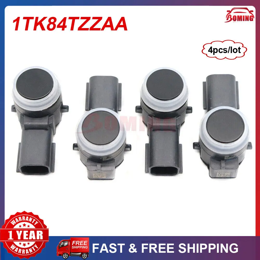 

4Pcs/lot 1TK84TZZAA PDC Parking Sensor Bumper Reverse Assist For JEEP GRAND CHEROKEE DODGE DURANGO CHRYLSER 200 II 1TK84WS2AA