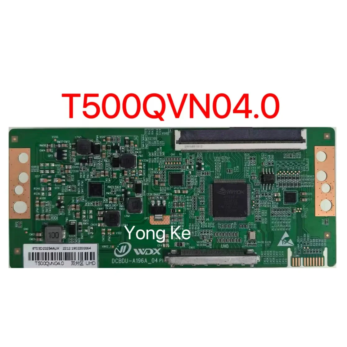 

Рабочая логическая плата для ЖК-дисплея AU Tcon T430QVN03.F T430QVN03.Q T430QVN03.J T500QVN04.0 4K с одним интерфейсом 96P