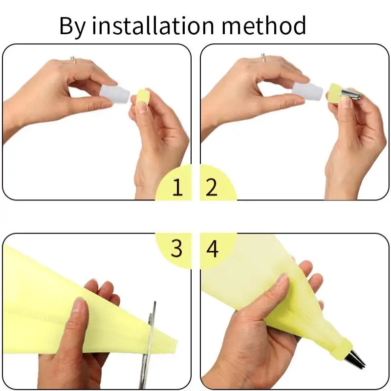 40Pcs Cake Piping Set Stainless Steel Nozzles TPU Pastry Bags Professional Icing Decorating Tools for Kitchen