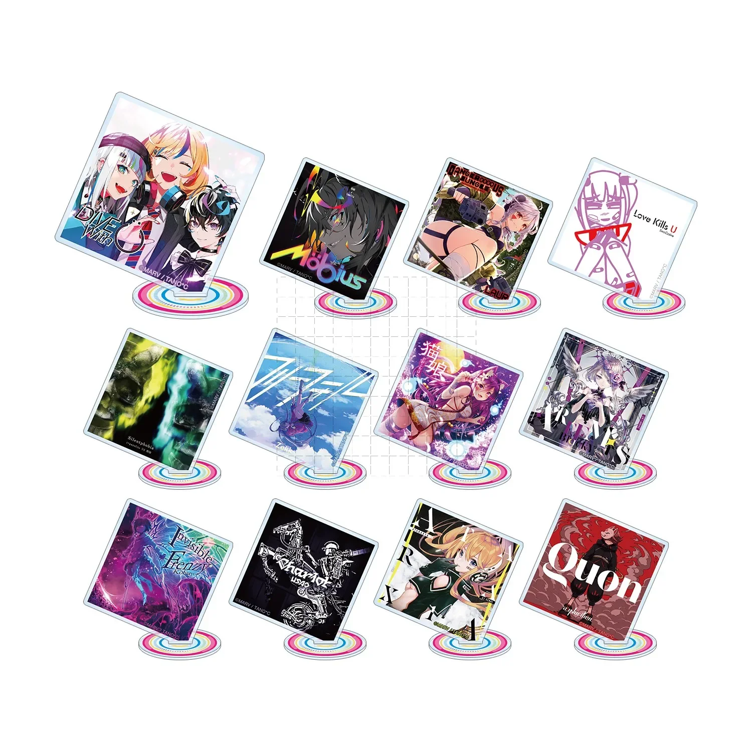 

Anime WACCA Figures Doll Elizabeth Lily Acrylic Stands Model Cosplay Toy Gift