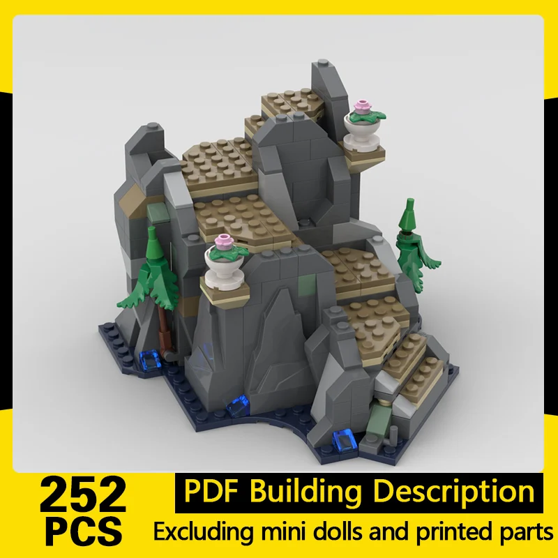Medieval Castle Model MOC Building Bricks Magical Castle Stairs Modular Technology Gifts Holiday Assemble Toys Suit Display