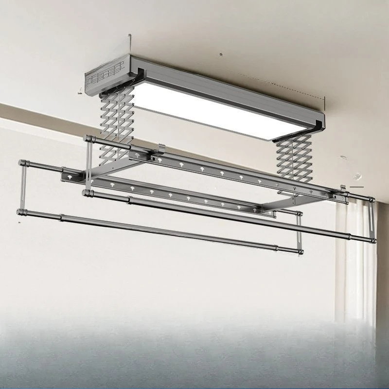 

Large screen lighting electric drying rack, double row