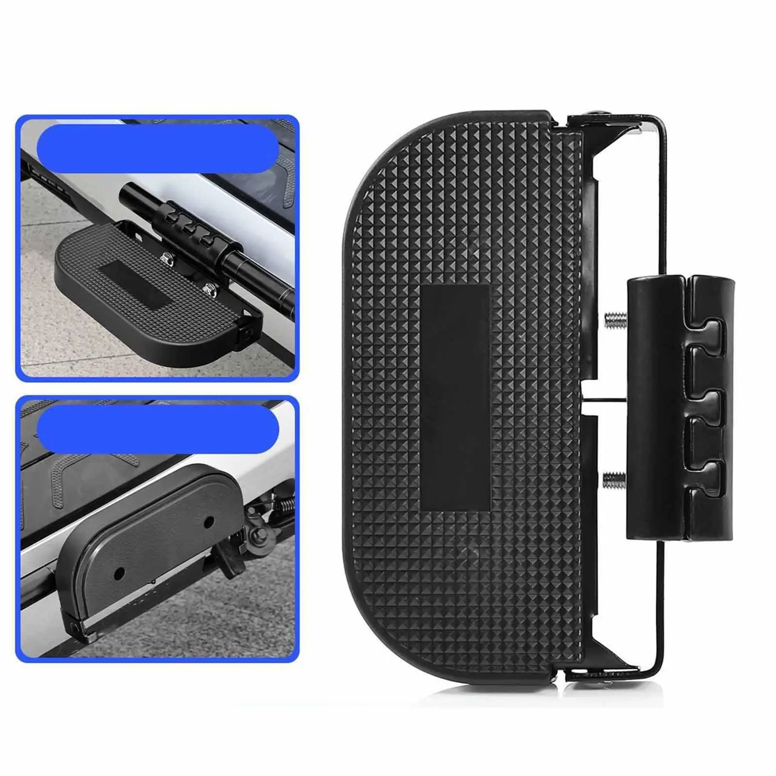 Universal Electric Bike Footrests Foldable Floorboards Non Slip Pedal Kit for Scooter Passenger Comfort
