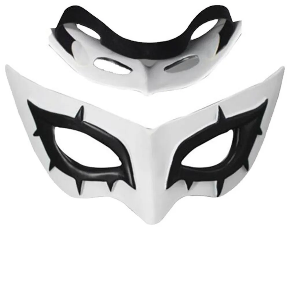 

Persona 5 Half Face Mask Protagonist Joker Eye Mask Cosplay Costume Halloween Masquerade Party Masque