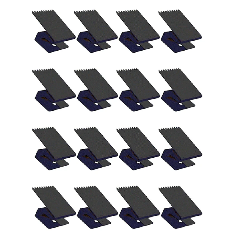 Exquisite-Universal And Reusable Glued Wooden Clips For Windows With Door Handles And Screws, Packed In 16 Units