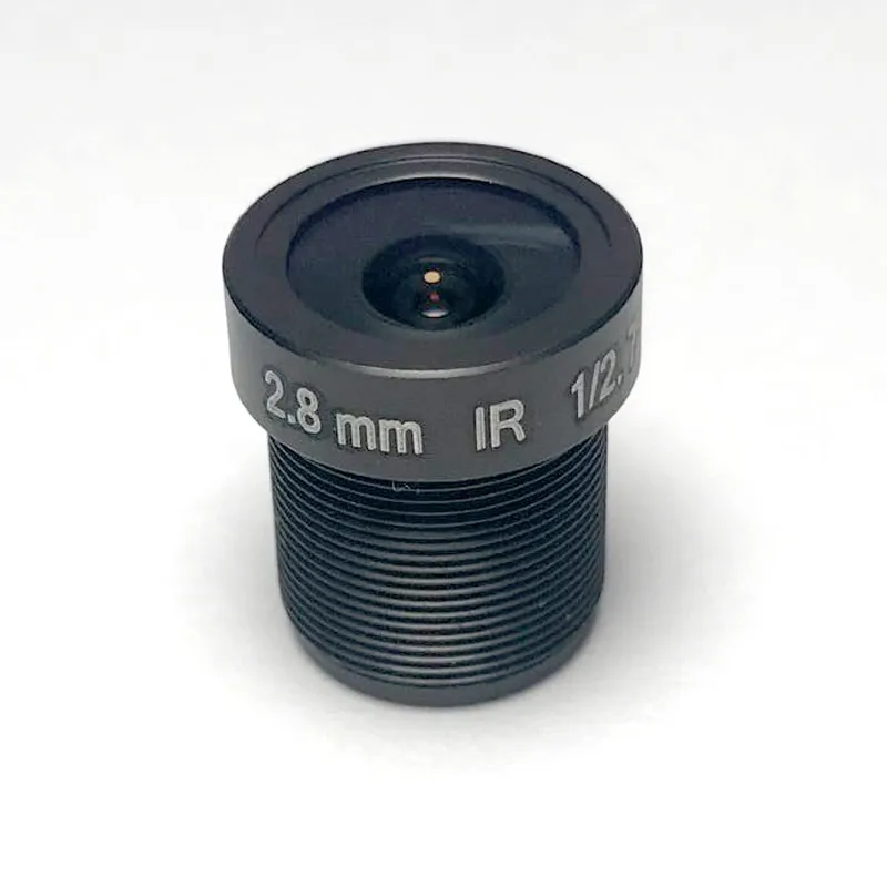 2pcs HD 2.8mm 115 Degrees Wide Angle CCTV IR Board Lens 1MP 1/2.7' IP Lense M12 for IP CCD Camera