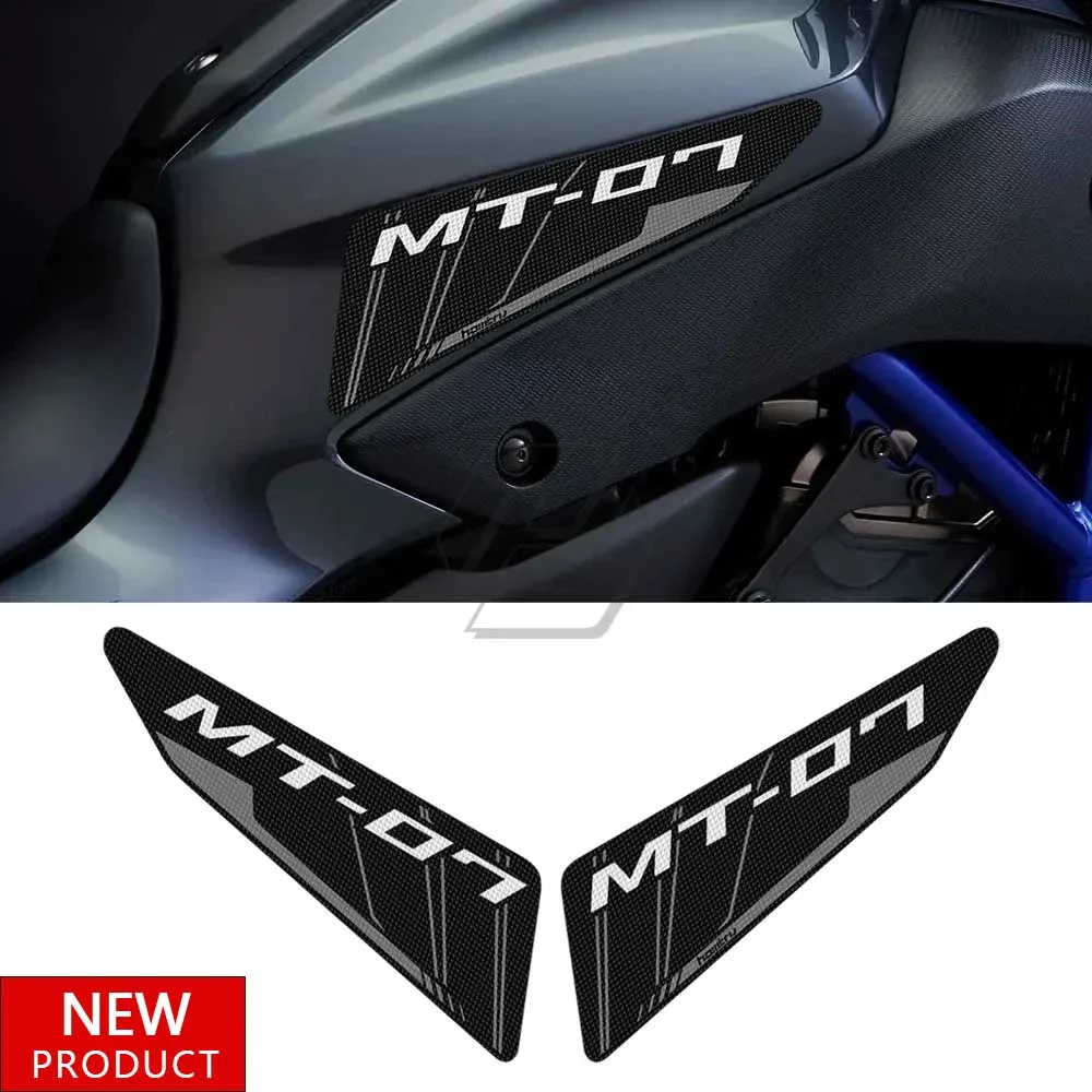 

Для модификации мотоцикла Yamaha MT-07 2014-2017, боковая накладка на топливный бак, комплект наклеек на боковую панель