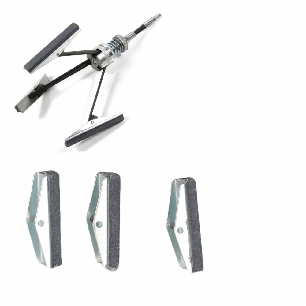 3PCS 1-1/8Inch & 2Inch Cylinder Hone Stone Metal & Grinding Stone Heavy Duty Engine Cylinder Grinding Stone Hone Tool Accessory