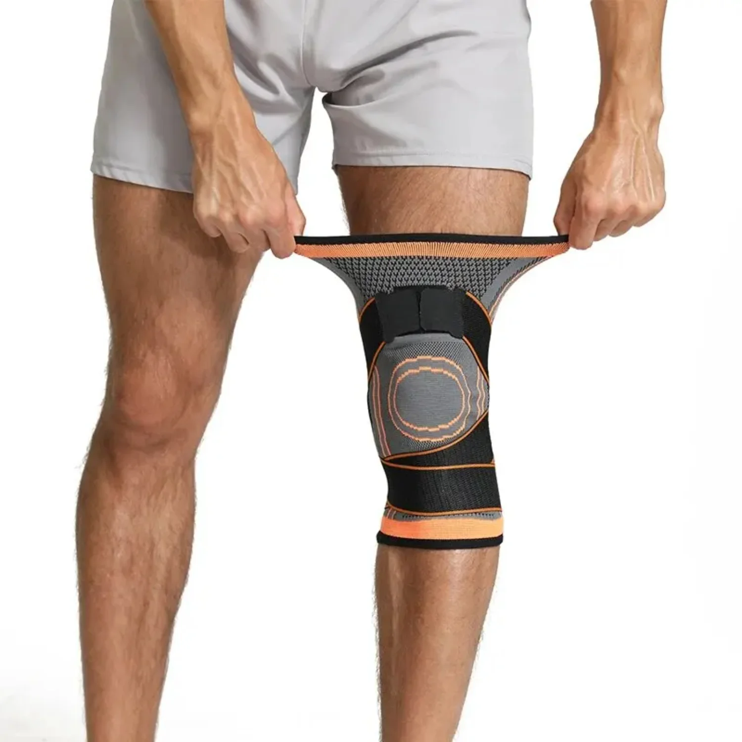 Knee Straps  Knee Protection Outdoor Sports Knitted Cycling Bandage Fitness Playing Ball Pressure Protector