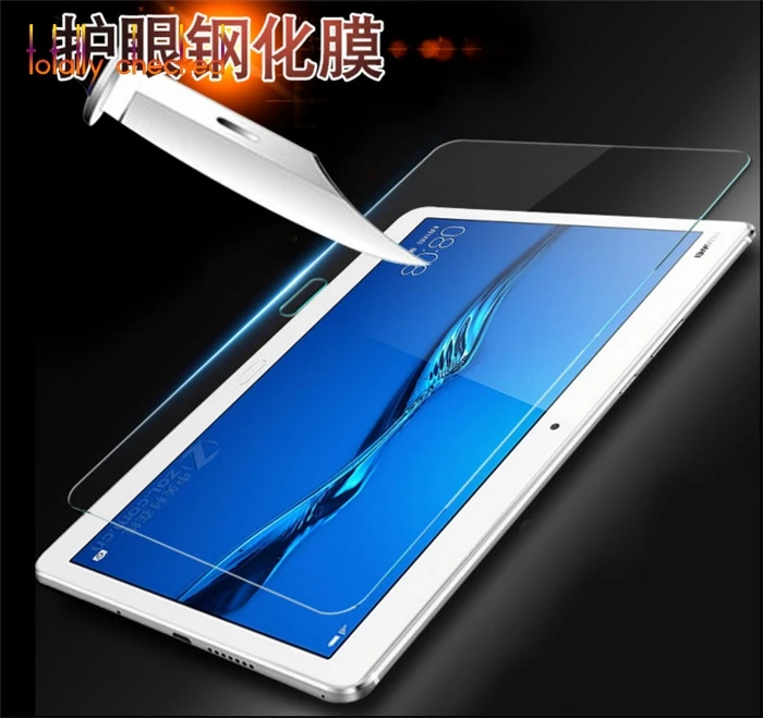 Real Glass for Huawei Honor WaterPlay HDN-W09/L09 10.1 Inch + Cleaning Kit + Strong Box 9H Tempered Glass Screen Protector Film