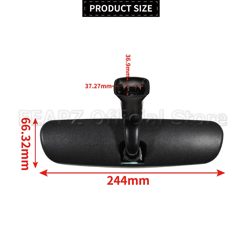 735585204 For Fiat Ducato 250 Citroen Relay Peugeot Boxer 2014-On 1Pc Car Inner Interior Rear View Mirror Car Accessories