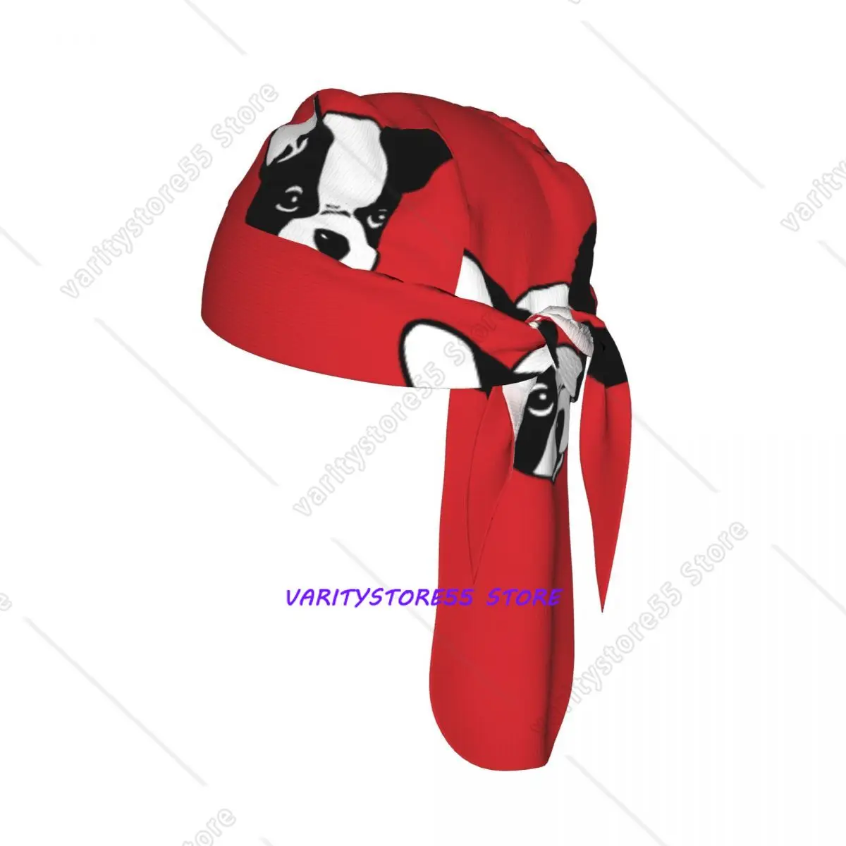

Bicycle Headband Cap Cartoon French Bulldog Cycling Headscarf Quick-dry Sun-Protective Hat Head Scarf