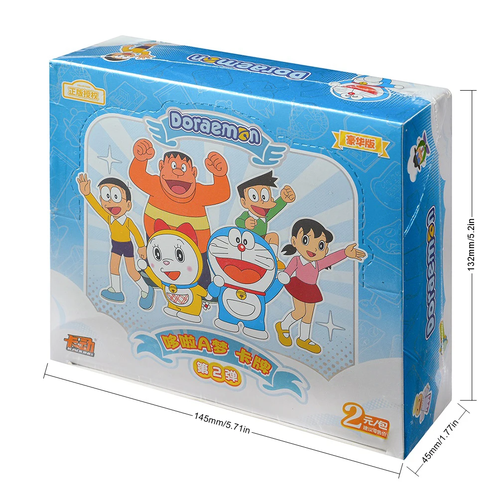 การ์ดสะสมอนิเมะโดราเอมอนต้นฉบับ โนบิ โนบิตะ หุ่นยนต์แมว ตัวละครคลาสสิกสุดน่ารัก การ์ดรวมชุด ของขวัญสุดโปรดสำหรับเด็ก