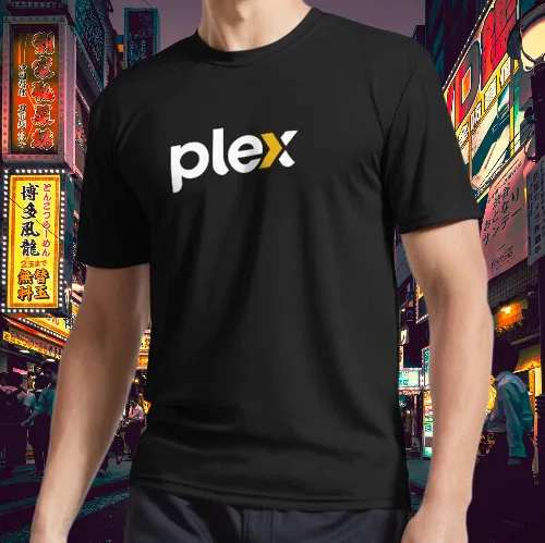 Plex 2022 Logo Active T-Shirt Funny Logo Tee Men's T-Shirt