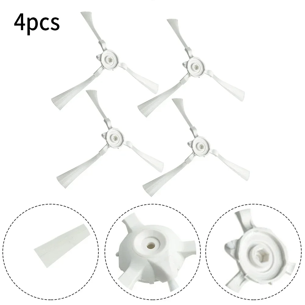 Vacuum Parts Side Brushes Replacement Part Vacuum Cleaner Accessory Vacuum Cleaner Replace 4pcs/Set Convenient