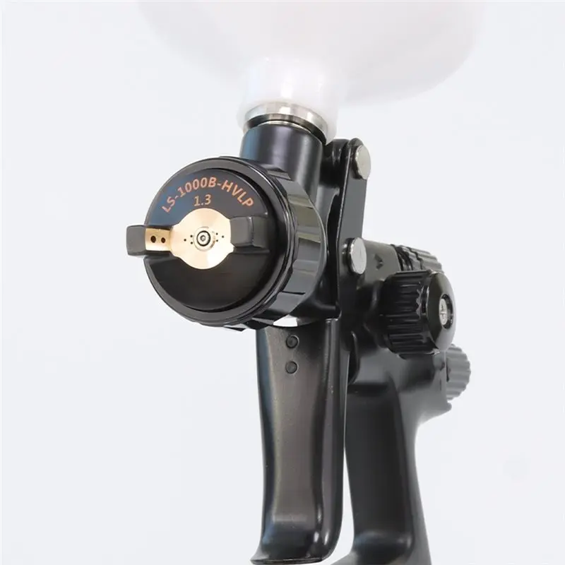 TFORU-Original HVLP Professional Spray Gun Kit - 1.3Mm Nozzles 600CC Cup Adapter & Mix Tank - Ideal For Car Varnish Furniture
