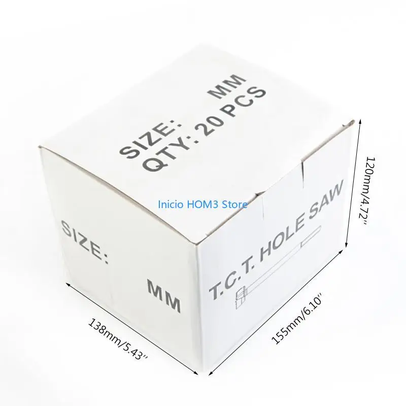 A5yd 20pcs/set 14-50mm forstner bor bit lubang kayu pemotong self-center