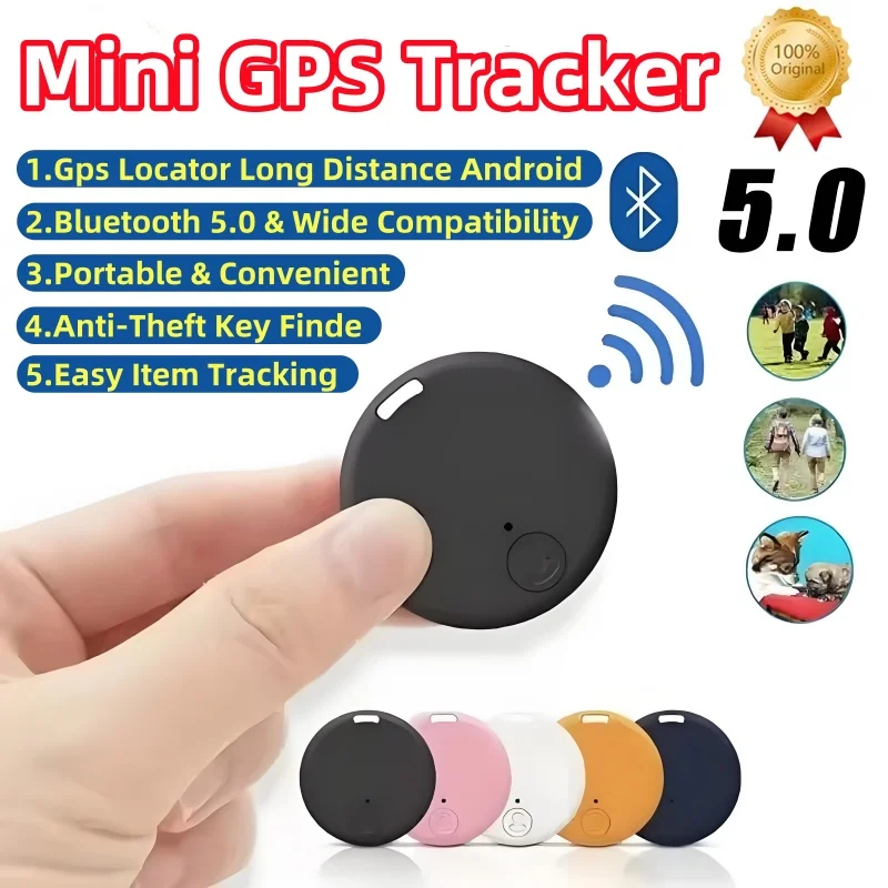 

Мини 5,0 устройство против потери GPS Bluetooth трекер Air Tag домашнее животное пожилые дети кошелек отслеживание для IOS Android умный локатор новый