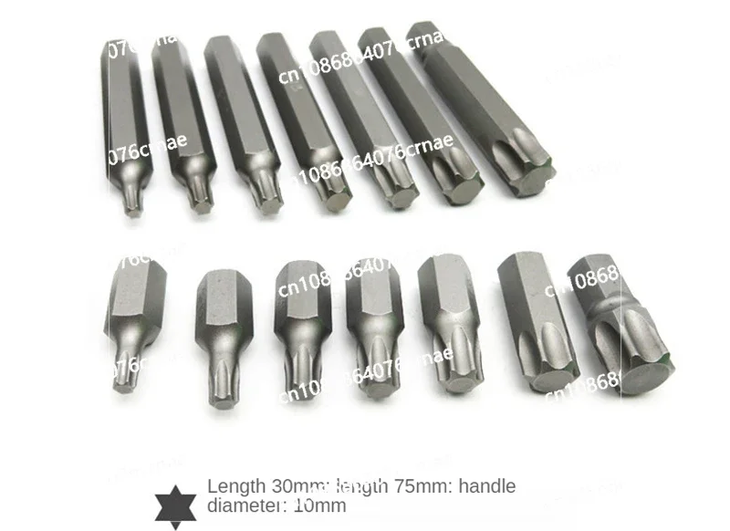 Drill Bit Set Tool Kit, Hex Star, 1/2-Inch, 3/8-Inch, 40 Pcs.