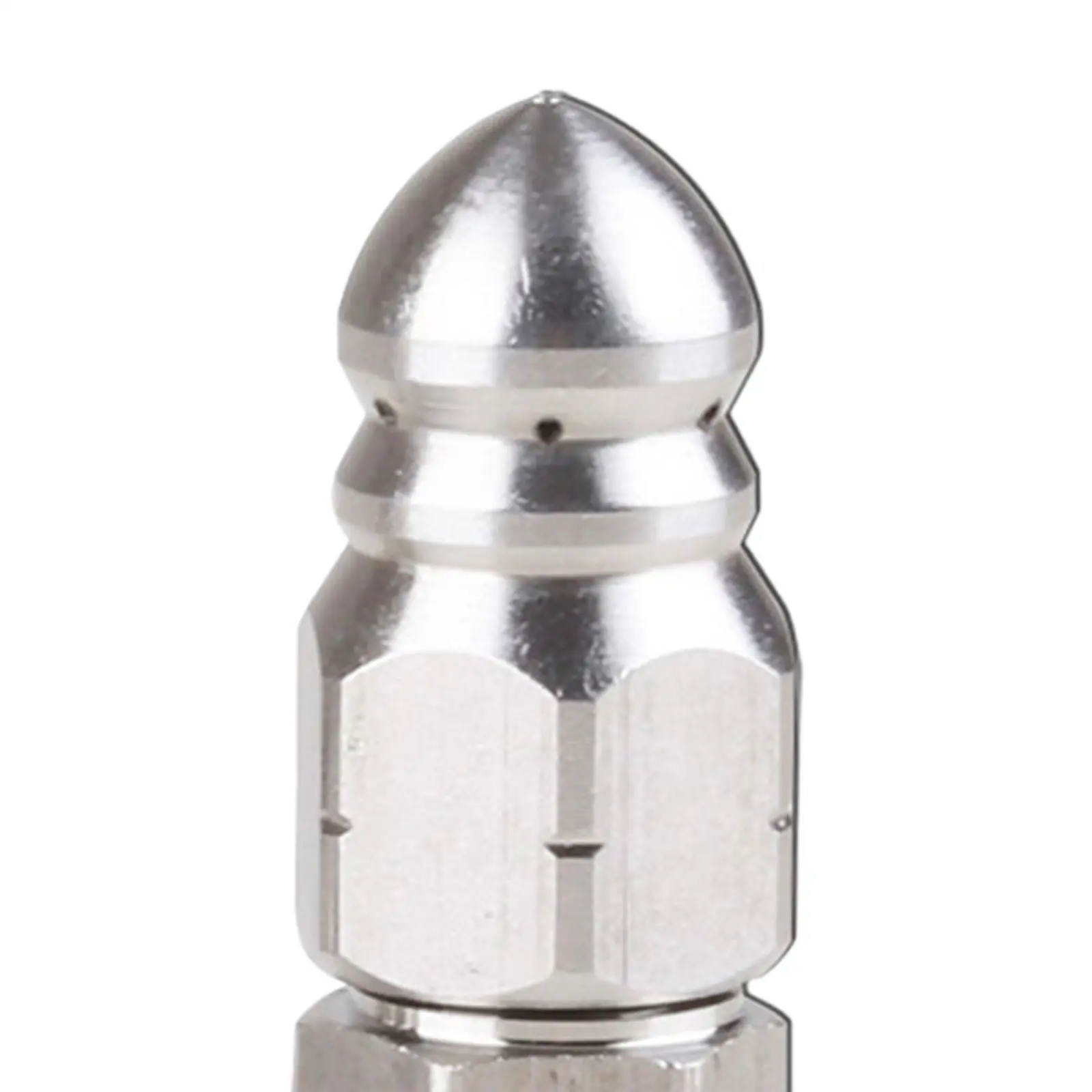 Pressure Washer Sewer Jetting Nozzle Simple Installation Wear Resistant Replace Part Stainless Steel Sewer Nozzle for Sinks