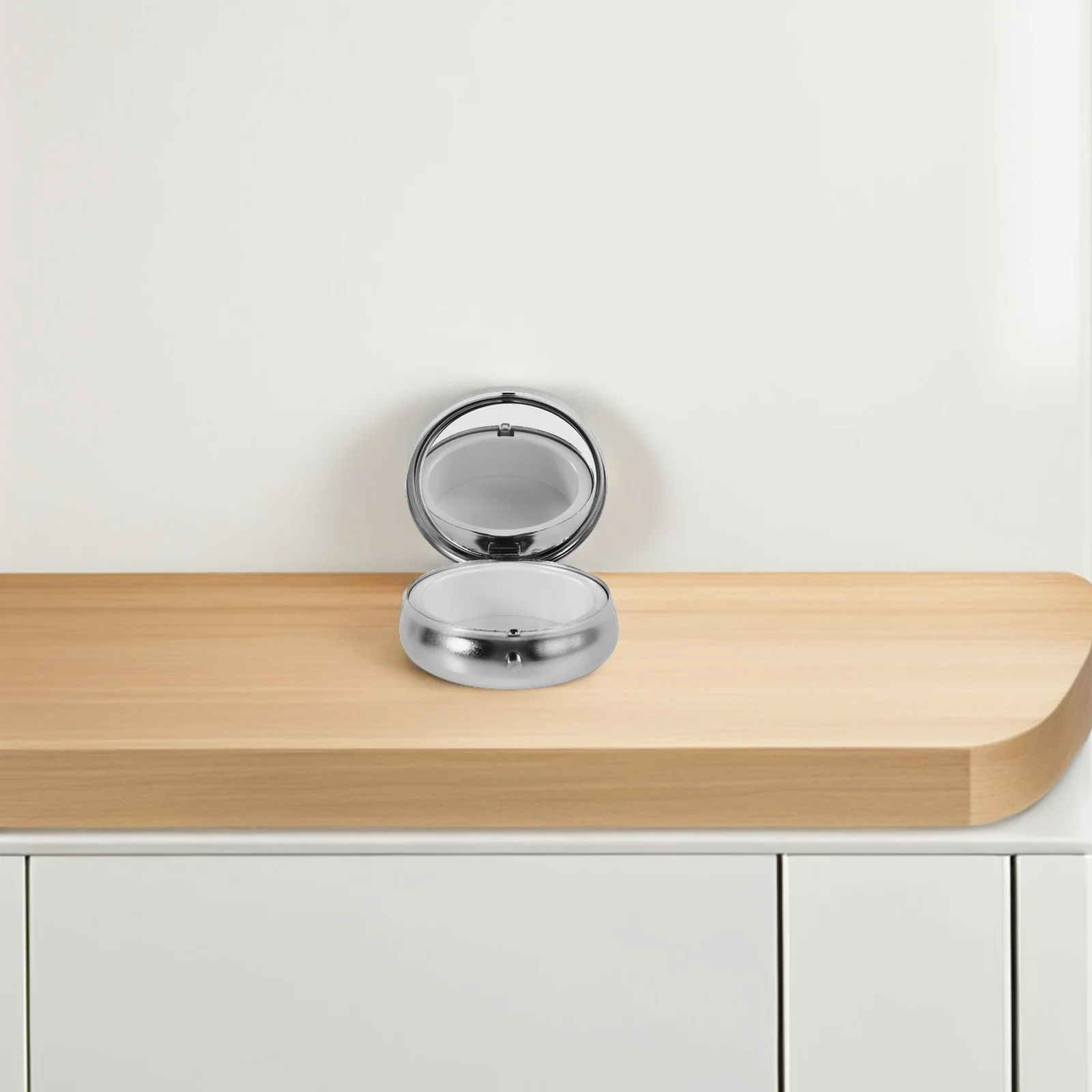 

Holy Chalice Jewelry Box Round Metal Trinket Storage For Rosary Communion Keepsake Kids Small Organizer Vintage Religious Gift