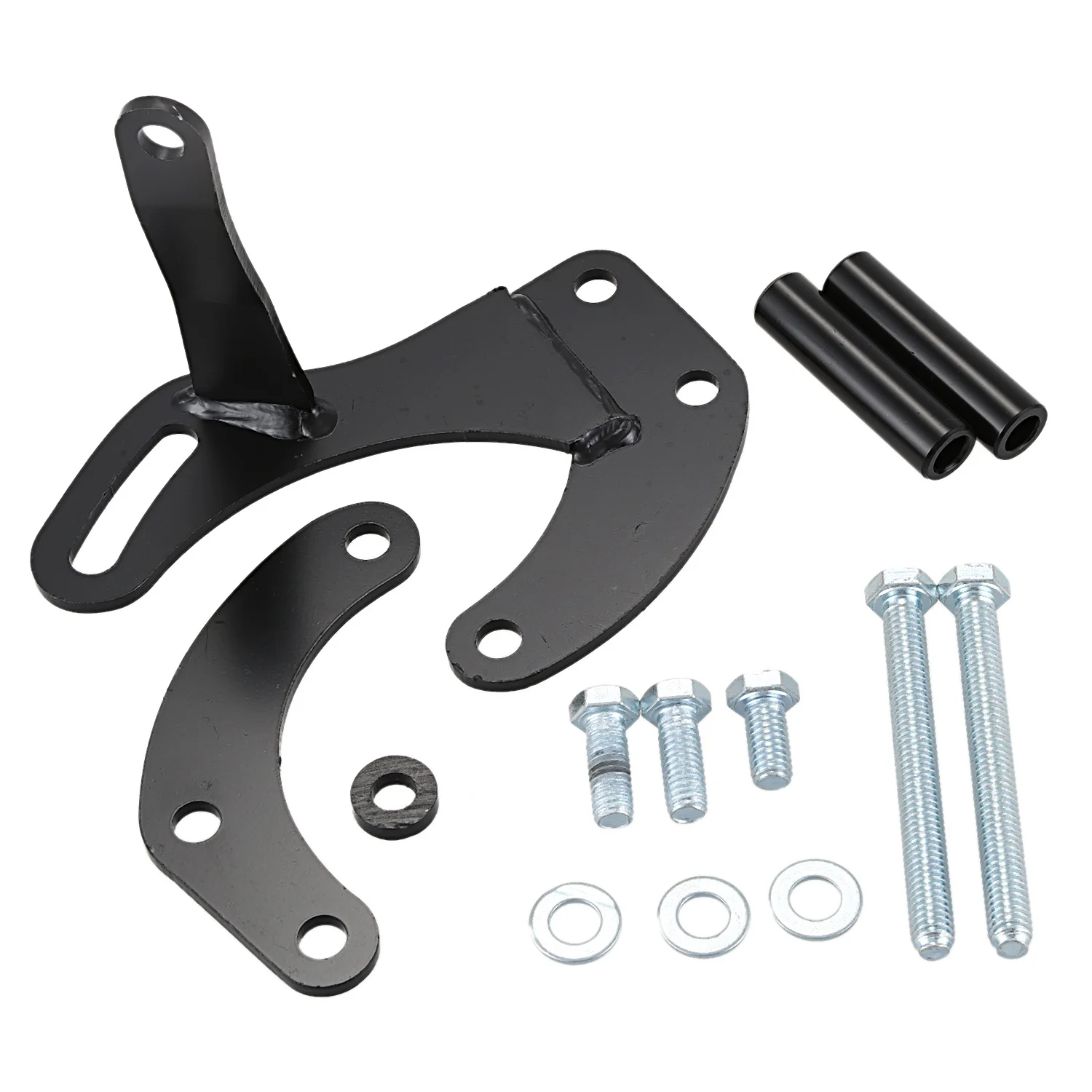 

SBC Black SWP Power Steering Pump Bracket For Saginaw GM A Can SB Chevy