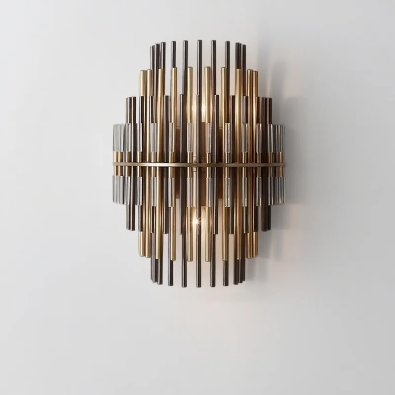 

Postmodern Design Stainless Steel Chandeliers Personalized Creative Rectangular Suspension Pendant Living Room Hotel Decoration