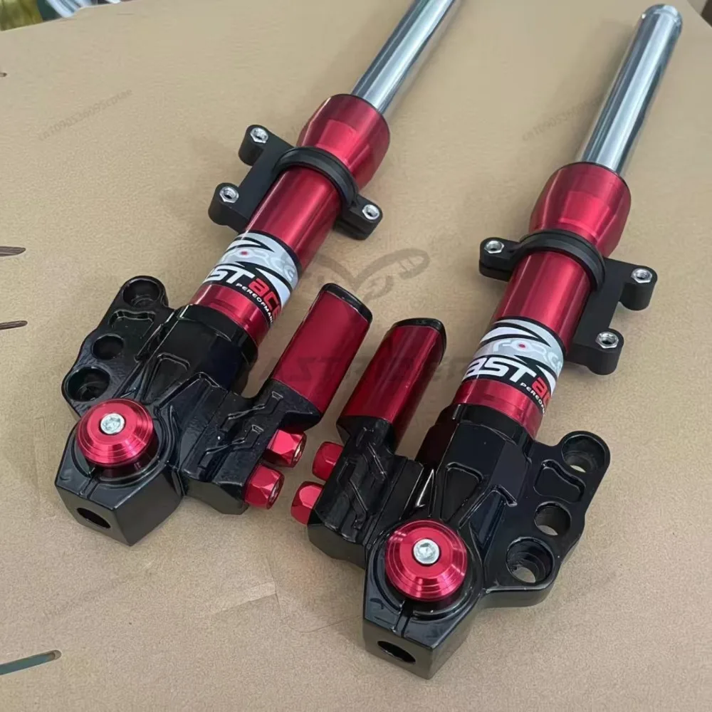 Universal 30/33mm Mount Hydraulic Front Shock 380-420mm Fork For Yamaha FORCE RSZ JOG NIU Ninebot E-Scooter
