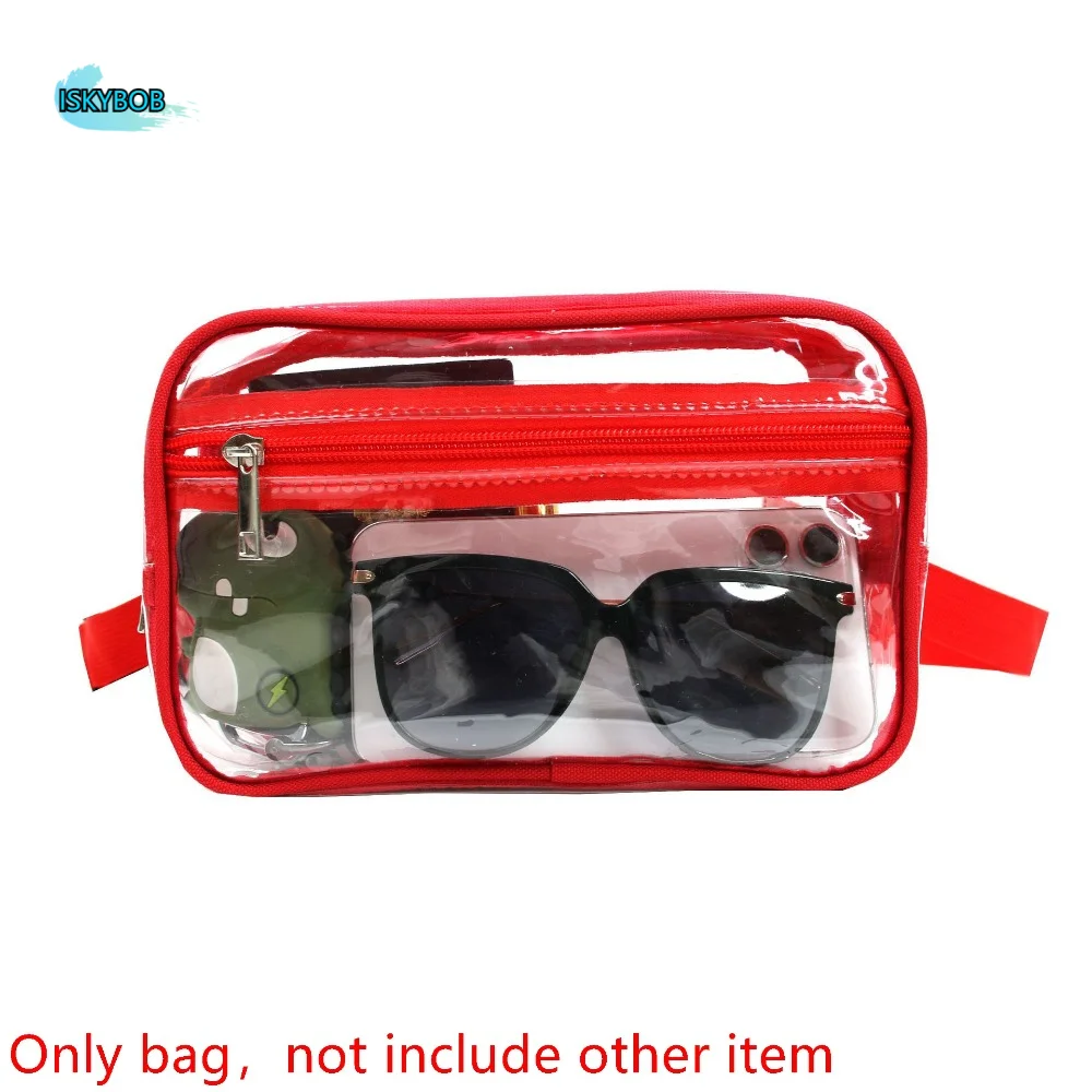 

Portable Shoulder Bag Transparent Waist Bag Sport Phone Bag Fanny Pack Coin Purse Chest Bag Woman Waist Packs Travel