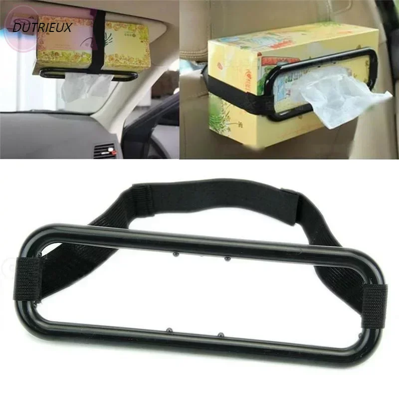 

Car Universal Tissue Box Rack Sun Visor Napkin Box Seat Back Napkin Box Rack Elastic Hanging Napkin Box Rack