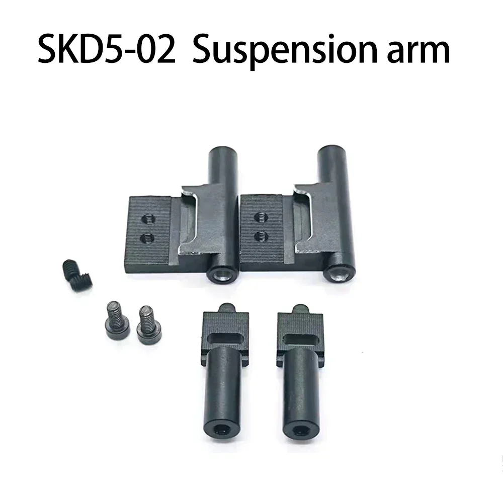 1 Pair Metal Steering Suspension Upgrade Kit CVD Shock Absorber Lower Arm for 1/10 RC Car 3Racing Sakura D5