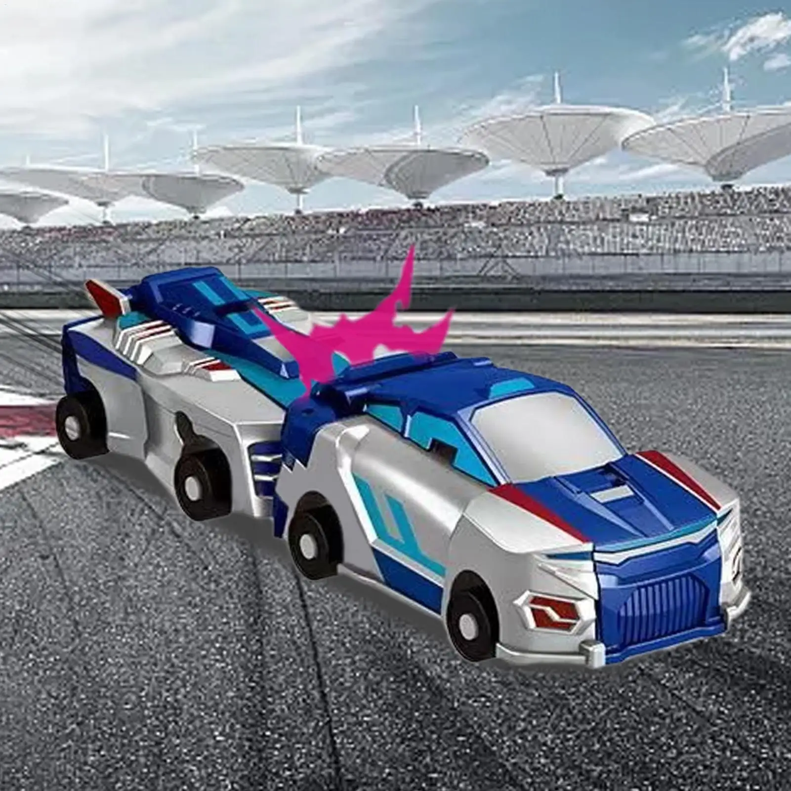 Colisión que transforma el dinosaurio coche de juguete magnético dinosaurio TransformersCar se transformar en los dinosaurios divertido que transforma los coches