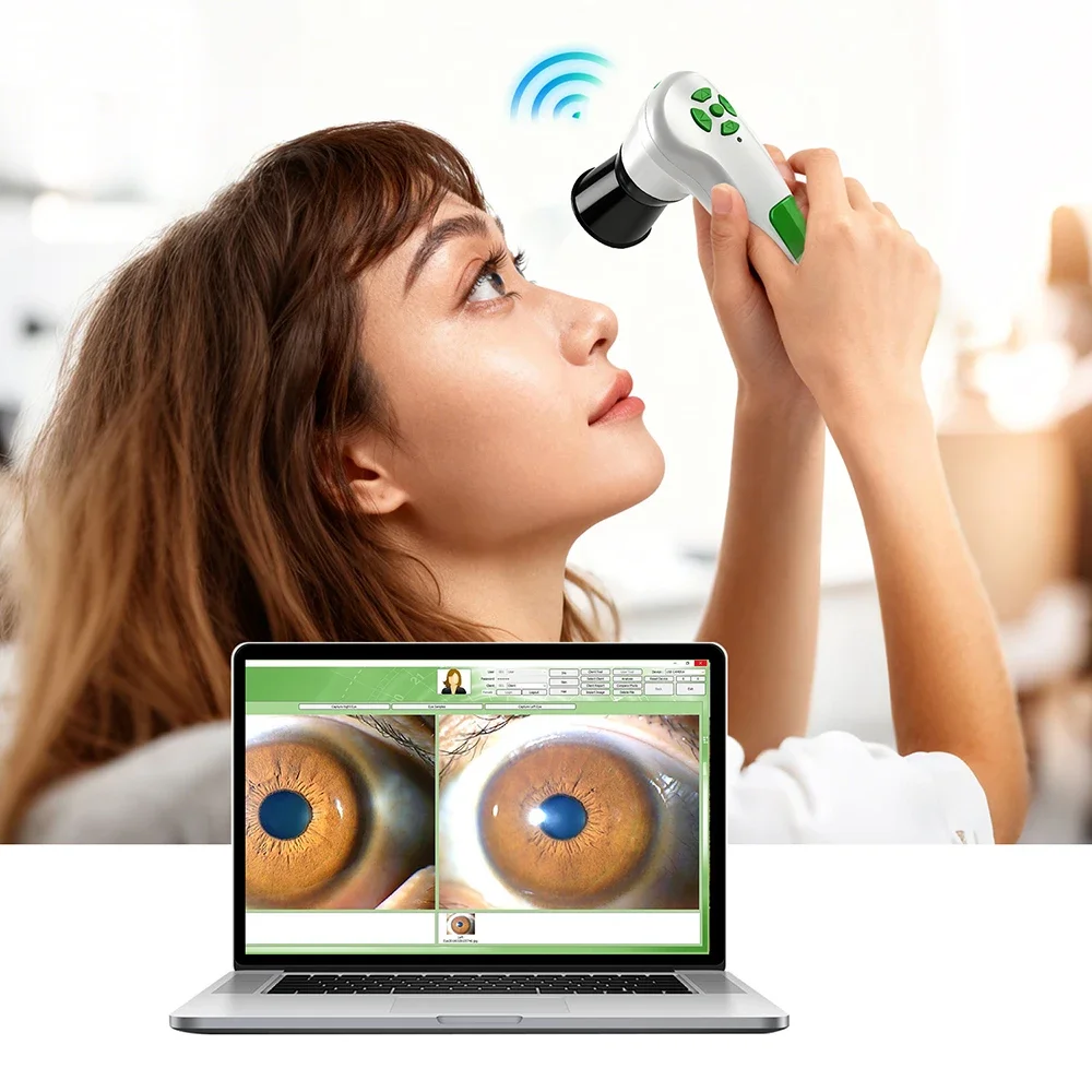 Suyzeko WiFi Iris Camera Analyzer 12MP Digital Iridology  Scanner with Iriscope,Multi-Language Software for Windows