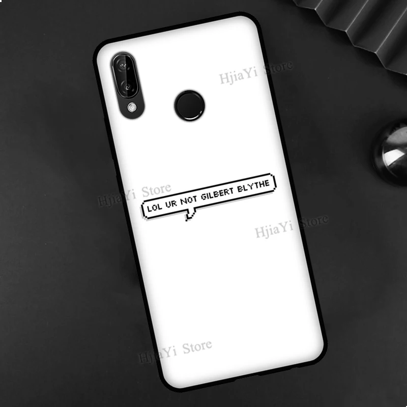 Anne dengan E untuk Huawei P30 Pro P20 P40 Mate 10 20 Lite Casing untuk Huawei P Smart 2019 2021 Cover Fundas