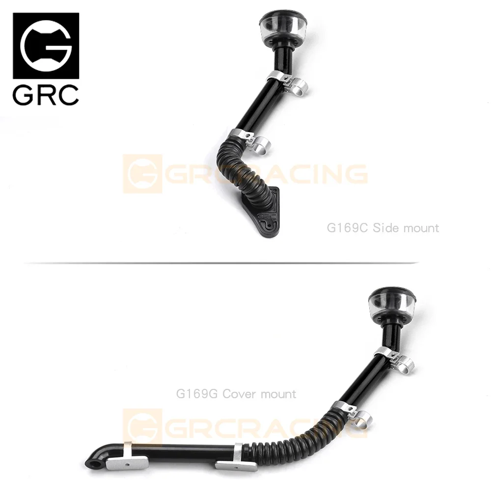 GRC 1/10 Classic Snorkel with Sand Cup Body Decoration Upgrade Parts For Traxxas TRX-4 Defender RCDream RD110 RD90 #G169C/G