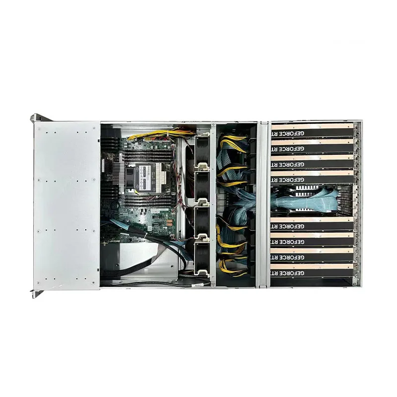 SQ482-GPU EPYC Jedno-gniazdowy/Dwugniazdowy Barebone System Workstation Serwer AI Deep Learning Rackmount Tower Dostępny od ręki