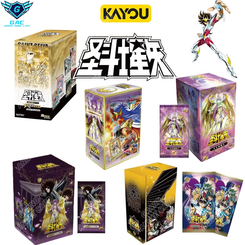 新発売-カヨウ-聖闘士星矢-布製覚醒カードボックス-マンガ版-コレクタブルカード-スターパック-日本アニメ-レアコレクションカード