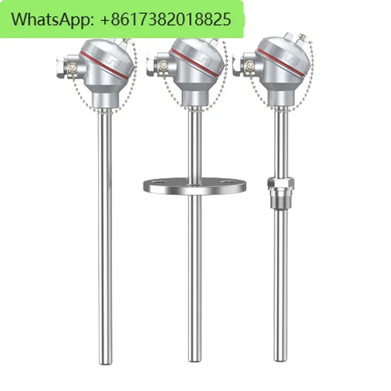 بيع المصنع مباشرة مستشعر درجة الحرارة المقاوم للماء PT100 PT1000 n k j r s b نوع مستشعر الحرارية الحرارية k-type