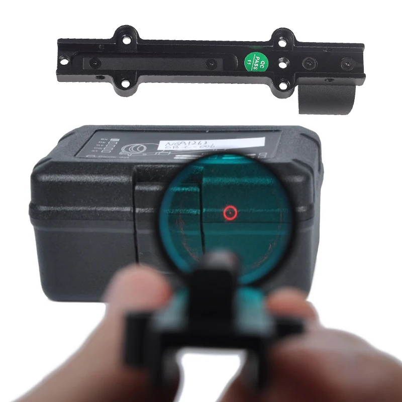 ศูนย์เล็งไฟเบอร์ออปติกสีแดงเขียว 1x28 พลังงานแสงอาทิตย์ พร้อมราง 11 มม. สำหรับปืนยิงล่าสัตว์แบบยุทธวิธี อุปกรณ์เสริมสำหรับกล้องเล็ง