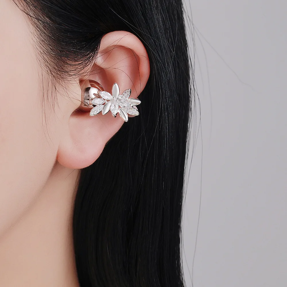 Star Flower Rhinestone Earphone Clip Multifunctional Dangle Charm for Bluetooth Earbuds Fashion Jewelry Accessories