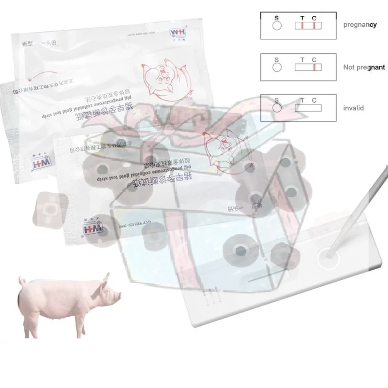 【CC】1/3/5Pcs Pig Pregnancy Test Strip Early Pregnant Detection Testing Tool Livestock Accessory Pig Pregnant Detection