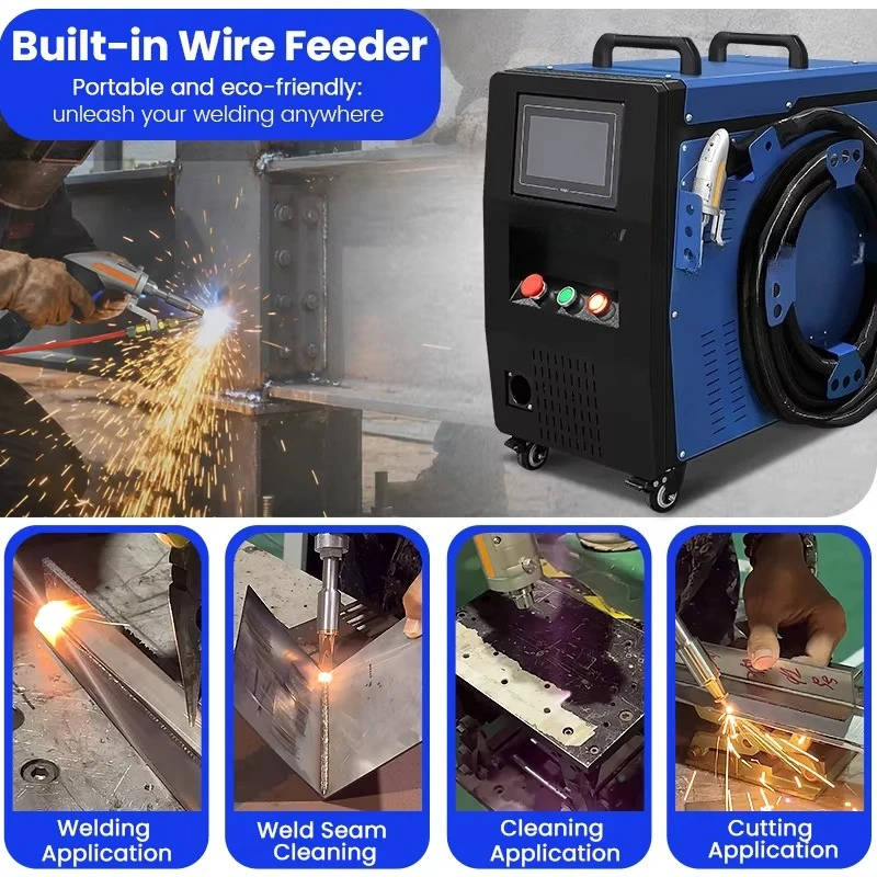 DOMAINLASER air Cooled Handheld Welder Welder Cleaner Cutter Mini Welding Machine 1500W/2000W