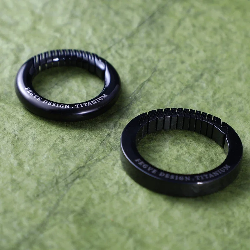 Titanium 360° Rotatable Keychain Keychains 35MM Key Ring Multicolor Titanium Keyring Accessories EDC Outdoor Tool