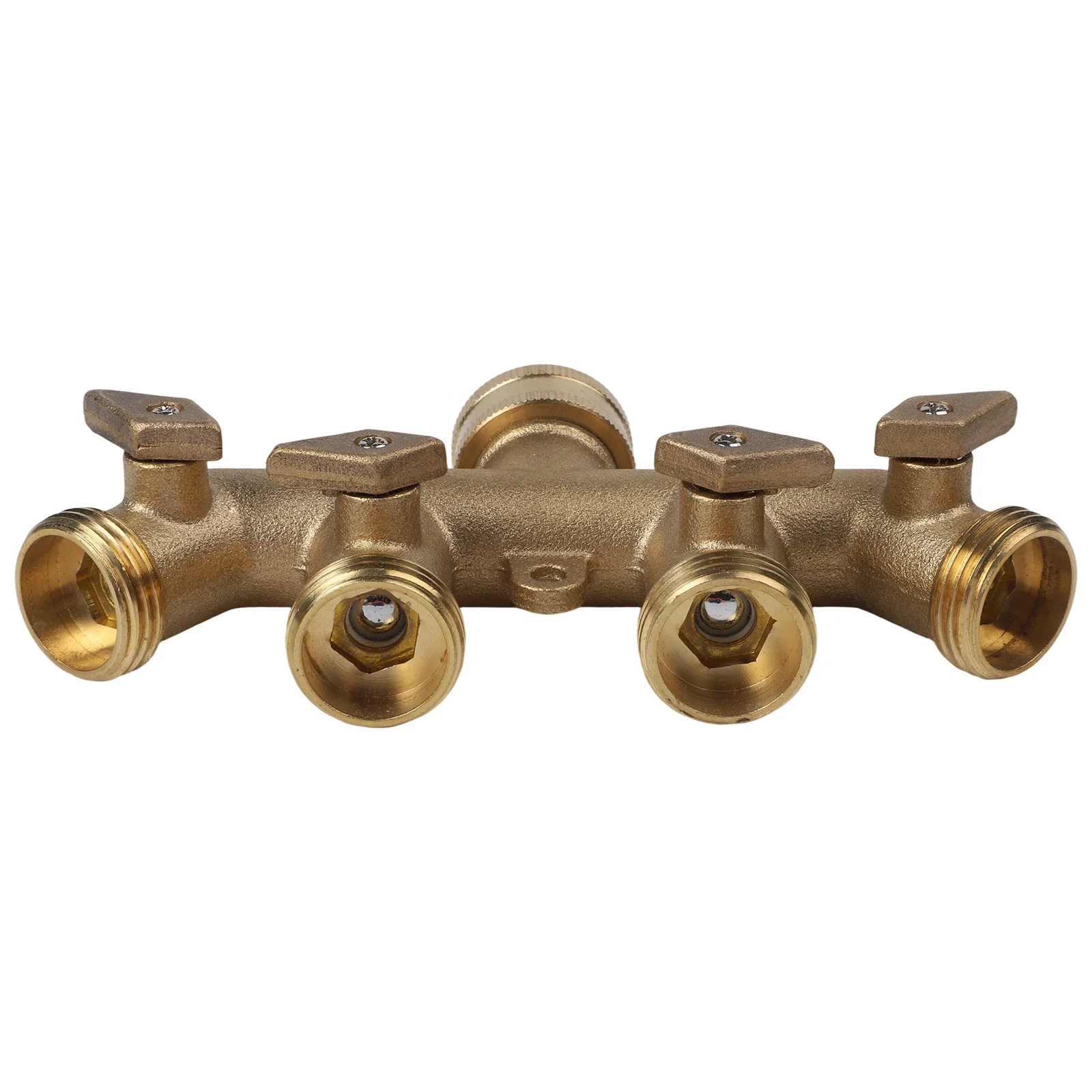 

Heavy Duty Construction Way Garden Hose Splitter Heavy Duty Shut Off Valves Stainless Steel Ball Valve Handles Brass Stainless